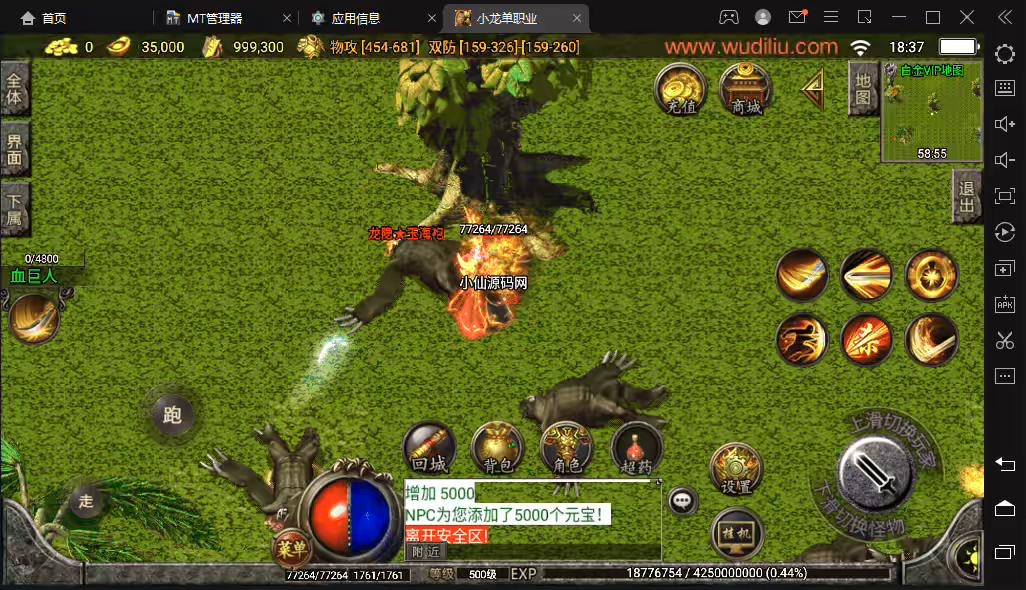 图片[6]-【战神引擎】小龙靓装单职业手游版[白猪2.0]+视频教程+GM物品充值后台-小狐狸资源网-