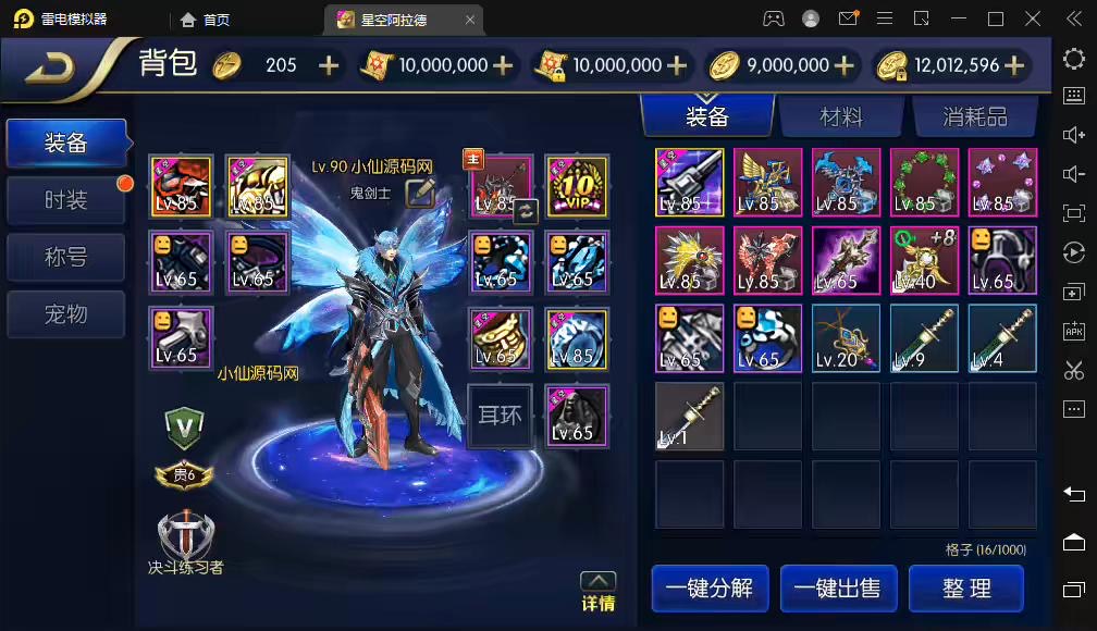 图片[2]-【星空阿拉德版本】横版闯关手游VM一键端+Linux学习手工服务端+语音视频教程+运营后台-小狐狸资源网-