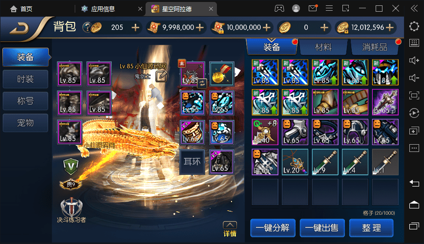 图片[3]-【啊拉德之星空龙环版】横版闯关手游VM一键端+Linux学习手工服务端+语音视频教程+运营后台+GM授权物品后台-小狐狸资源网-