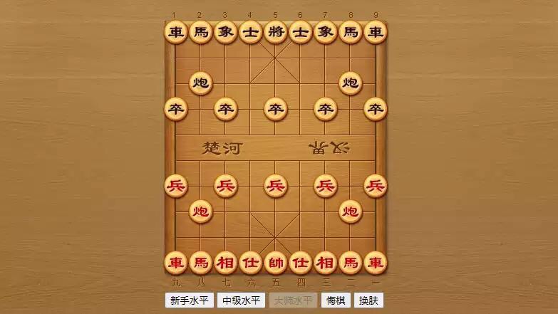 【网页小游戏】象棋AI对弈新手+中级+大师+教程文本-小狐狸资源网-